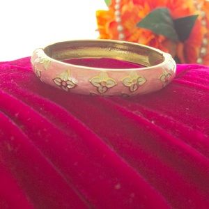 Cloisonné Flower Bracelet — FREE w/ Purchase